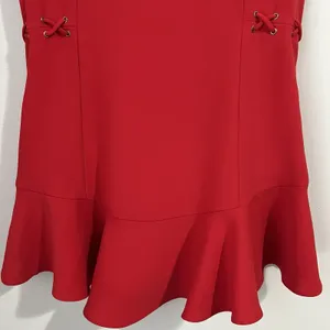 Amanda Uprichard McKenna Dress Women's Medium Lace Up Corset Detail Flounced Hem thumbnail 5