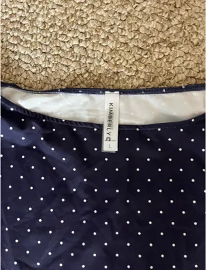 Kimberly Women’s Long Sleeve Polka Dot Top thumbnail 2