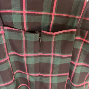 Urban Outfitters Green Pink Plaid Bodycon Mini Dress XS Spaghetti Strap 90s Y2K thumbnail 7