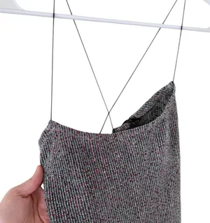 For Love & Lemons Constance Sparkle Slip Dress thumbnail 6