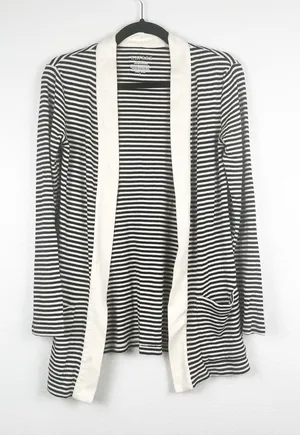 LAUREN Ralph Lauren Striped Knit Open Cardigan Sz S‎ thumbnail 1