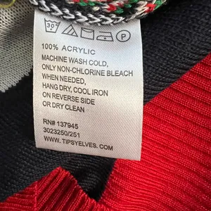 Tipsy Elves Red and White Sweater thumbnail 7