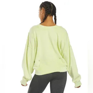 Free People Movement Go For Gold Reversible Pullover DYED gray size large thumbnail 10