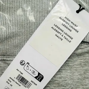 ALO Yoga High Waist Alosoft Lounge Legging Extra Small NEW Arctic Heather Grey thumbnail 4