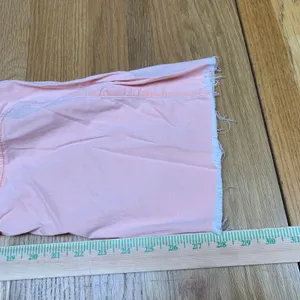 American Eagle Womens Pink Baggy Wide Leg Cargo Pants Raw Hem Size 2‎ Stretch thumbnail 4