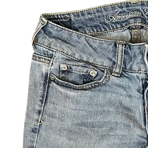 American Eagle Artist Stretch Flare Jeans Women Sz.0 Low-Rise Light Wash Denim thumbnail 5