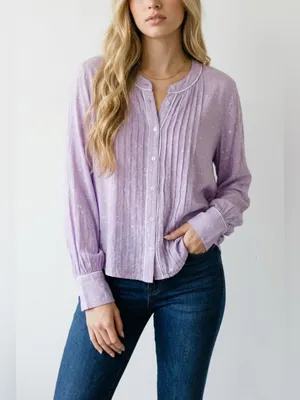 Free People Womens Top S Star Print Oversized Pin Tuck Boho Relaxed Minimalist thumbnail 7