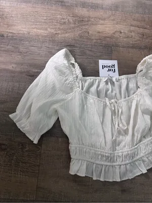 NWT $32 Nectar Clothing • Crop Top • White • Small thumbnail 5