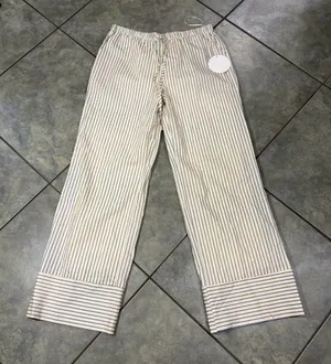 Bailey Rose Womens Cocktail Hour Whimsical Martini Inspired Drawstring Pants NWT thumbnail 1