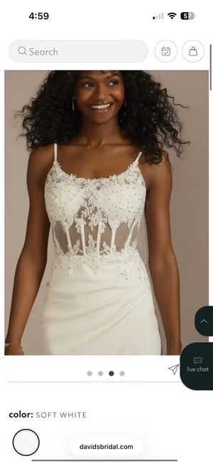David’s Bridal Wedding Dress thumbnail 3