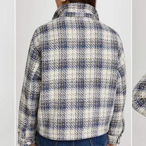 NWT Blank NYC Once In A Lifetime Cropped Tweed Shacket Size XS Retail $128.00 thumbnail 4