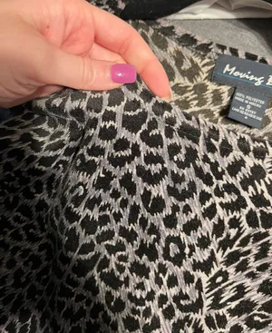 Velvet Cheetah Top Multi thumbnail 3