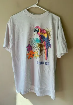vintage tshirt White Size XL thumbnail 1