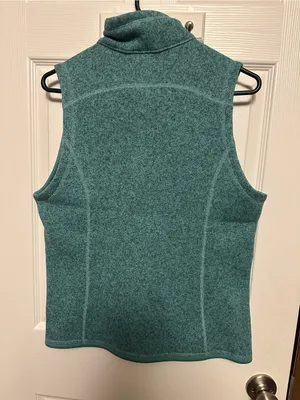 Patagonia Teal Full-Zip Fleece Vest thumbnail 4