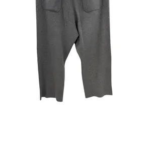 Anthropologie Maeve Colette Sweater Knit‎ Wide Leg Crop Pants Gray Size XL thumbnail 10