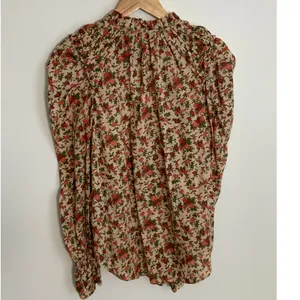 Free People Meant‎ To Be Vintage Floral Blouse Top size small thumbnail 6