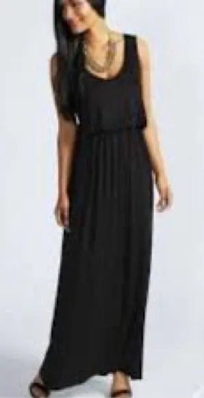 Lush Women's Maxi Dress Black Sleeveless thumbnail 1