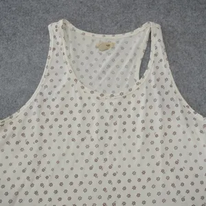 Madewell Women's XXL Raw-Edge Pajama Tank in Bandana Flower Cozy Loungewear thumbnail 2