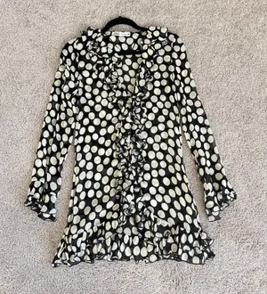 ZARA Polka dot blouse thumbnail 1