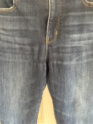American Eagle Hi-Rise Jegging Dark Wash Stretch Skinny Jeans 12 Long thumbnail 3