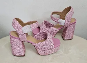 JustFab Rosalie Heeled Sandal Moonlite Mauve Women's Size 9 thumbnail 1
