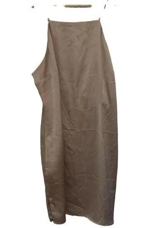 Womens Abercrombie & Fitch Brown Midi Slip Square Neck Dress Size Large L thumbnail 1