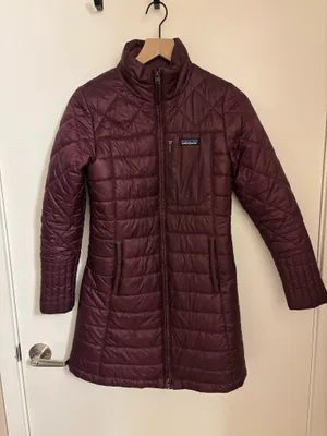 Patagonia Women’s Radalie Parka – XS – Maroon thumbnail 1