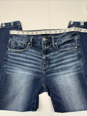 Buckle Black shaping & Smoothing Pocketing Women's Faded Dark Blue Jeans thumbnail 7