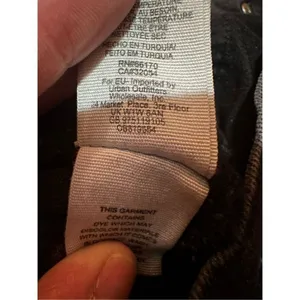 We‎ the Free black distressed high rise skinny jeans sz 25 thumbnail 12