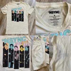 NSYNC POP White Tee Size M Size M thumbnail 4