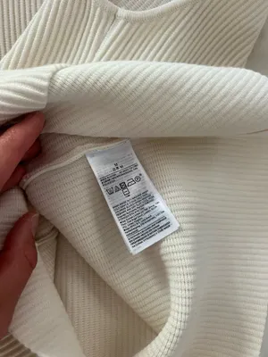 Banana republic ribbed stretchy white tank top thumbnail 4