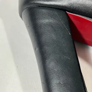 Platform Lace Up 4” Heels Women‎ Black W/Red Soles Eu 37 6.5-7 New thumbnail 8