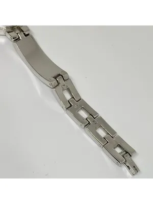 FMD silver tone women watch 22mm crystals quartz analog up to 7.5” running thumbnail 8