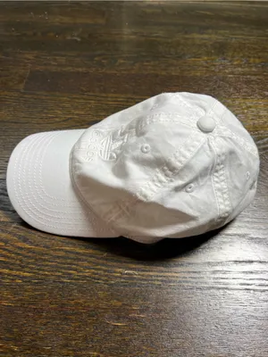 Adidas Solid White Classic Logo Casual Hat OSFW thumbnail 3