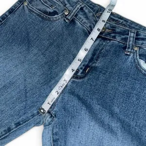 Y2K Medium Wash Blue Denim Flare Jeans Vintage Wet Seal Boot Cut Flares 4/6 thumbnail 6