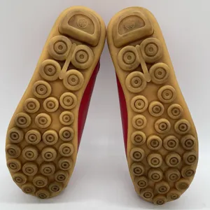 Venus Celia Womens‎ 39 (8.5) Shoes Moccasins Red Leather Slip On Moc Toe Walking thumbnail 7