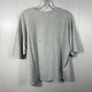 Vintage 90s Alamama Crimson Tide Roll Tide Gray Cropped T-Shirt Large L Football thumbnail 5