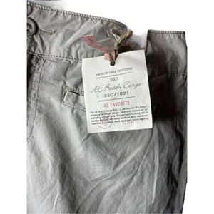 American Eagle Y2K Beach Cargo Tan Skirt Size‎ 2 NWT thumbnail 3