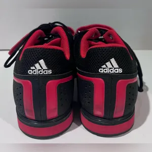 Adidas Powerlift 2.0 Black, Red, White Weightlifting Trainer Shoes‎ Men's Size 9 thumbnail 4