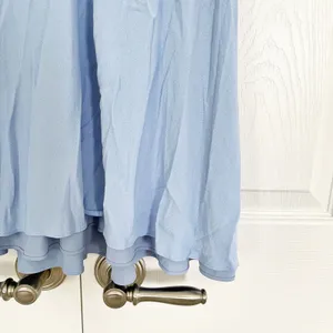 NBD x The Naven Twins No Secrets Periwinkle Plunge Fit & Flare Mini Dress thumbnail 6