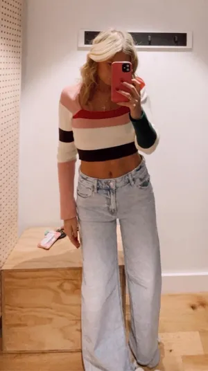 Cute Altar'd State Cropped Sweater  thumbnail 1