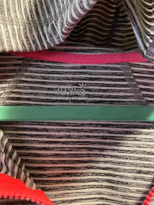 lukka Gray Striped Hooded Utility Jacket with Pink Trim thumbnail 2