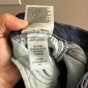 AGOLDE Nico Cabana High Rise Button Fly Dark Wash Skinny Slim Jeans Size 23 thumbnail 9