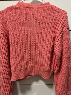 Free People All Yours Cardigan Pink thumbnail 3