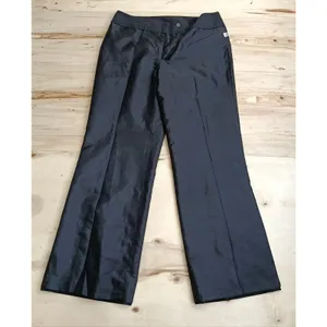 Ann Taylor Curvy Fit Pants Womens 12 Gray Wool Blend Lined Dress Trousers Work thumbnail 9