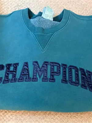 Women’s Champion Reverse Weave “CHAMPION” Cropped Sweatshirt • XL thumbnail 3