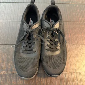 Skechers Bobs Squad Chaos Women 8.5 Black Memory Foam Sneakers 117209W Walking thumbnail 3