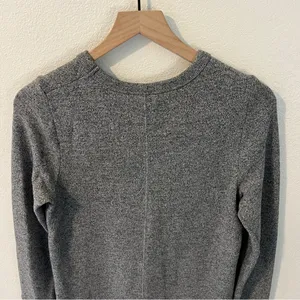 Roots Heather Gray Crew Neck Long Sleeve Plush Sweatshirt Dress Casual Size XS‎ thumbnail 5