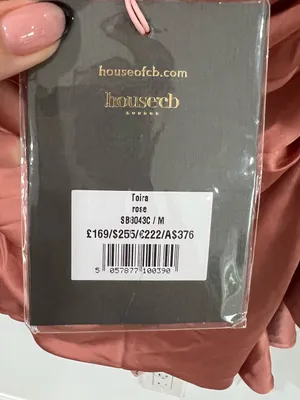 House of CB Toira Rose Draped Mini Dress Cutout Corset NWT M thumbnail 4