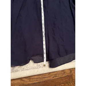 Lulus Sweetest Entrance Navy Blue Ruffled Tie-Back Maxi Dress Size Medium NWT thumbnail 7